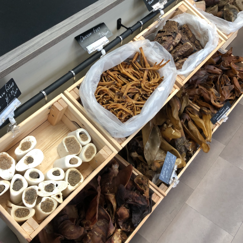 Premium raw dog treats