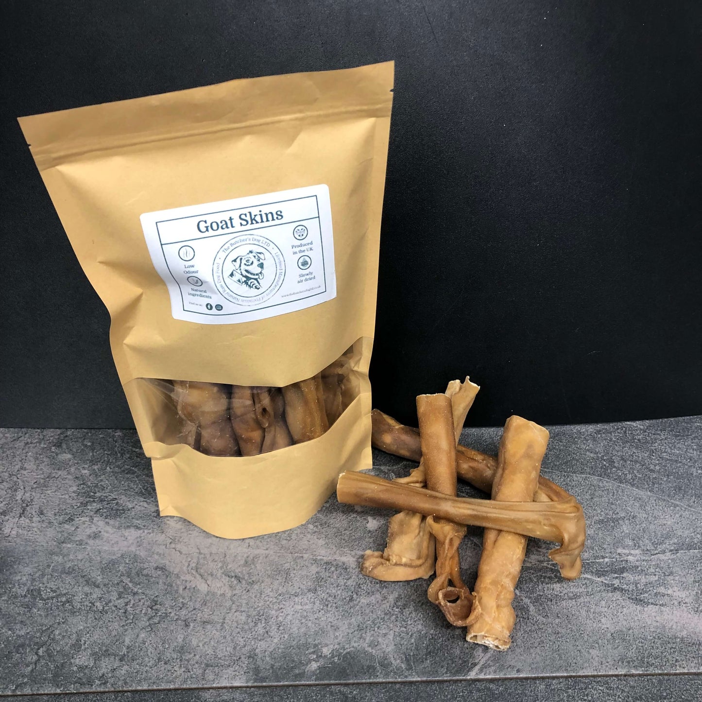 Goats Skin Dog Treats The Butchers Dog