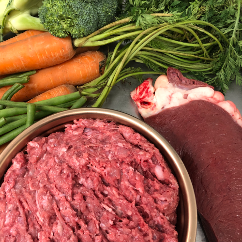 The butchers dog southport beef and veg raw dog food