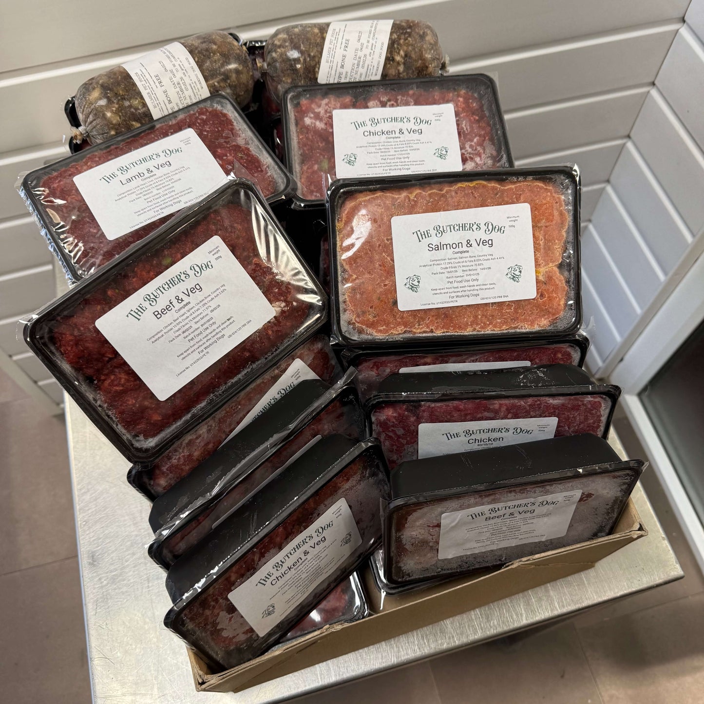 The Butcher Dog - Variety box raw dog food
